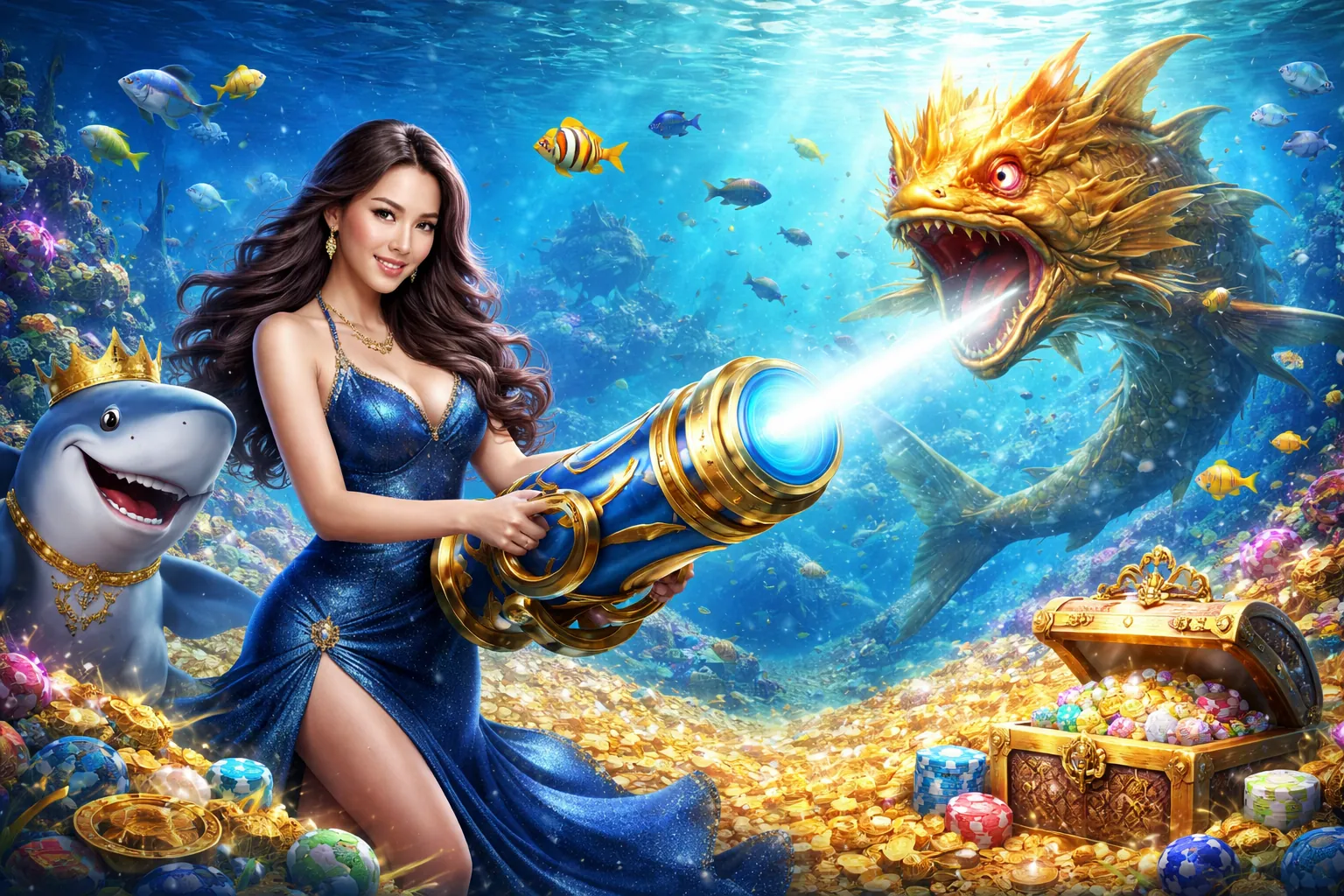 Thế giới bắn cá sống động tại Sun City 888